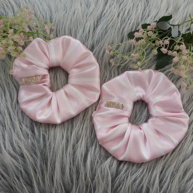 کش مو زنانه مدل اسکرانچی ساتن کد satanvicpin02XL