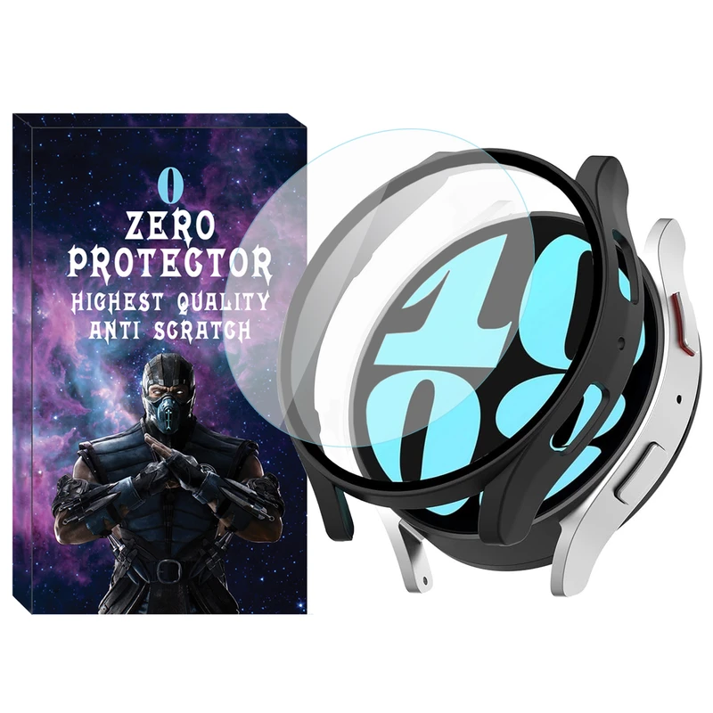 کاور زیرو مدل ZR-360 مناسب برای ساعت هوشمند سامسونگ Galaxy Watch 6 44mm به همراه محافظ صفحه نمایش