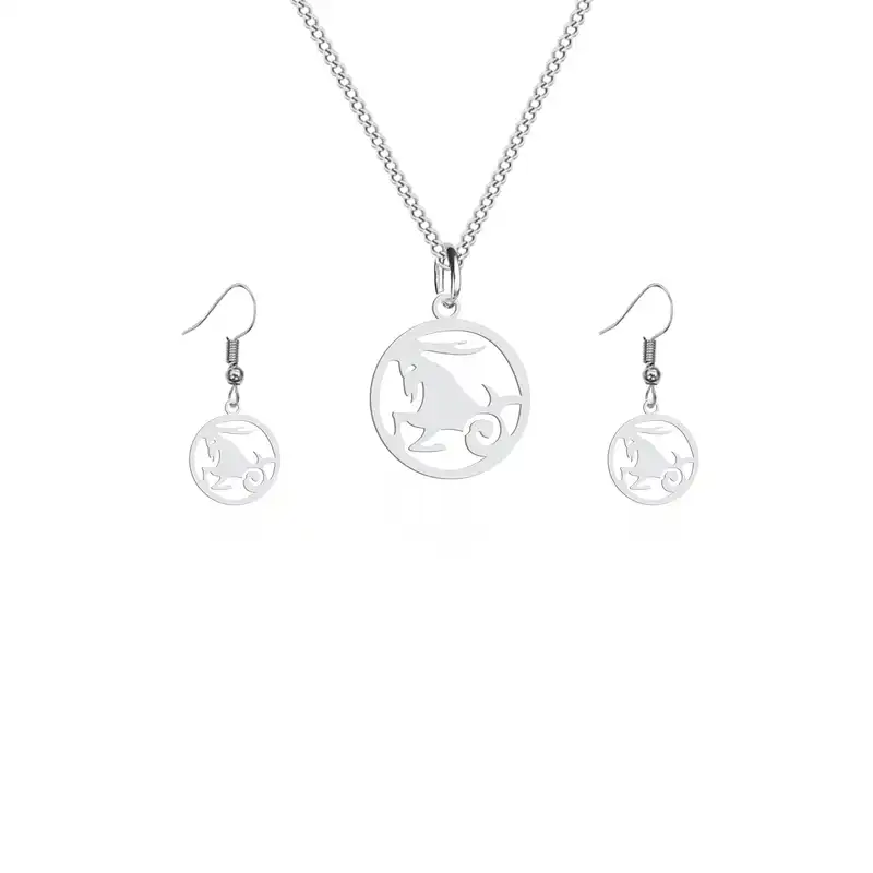 نیم ست هایکا طرح ماه تولد دی مدل s.ha1-13