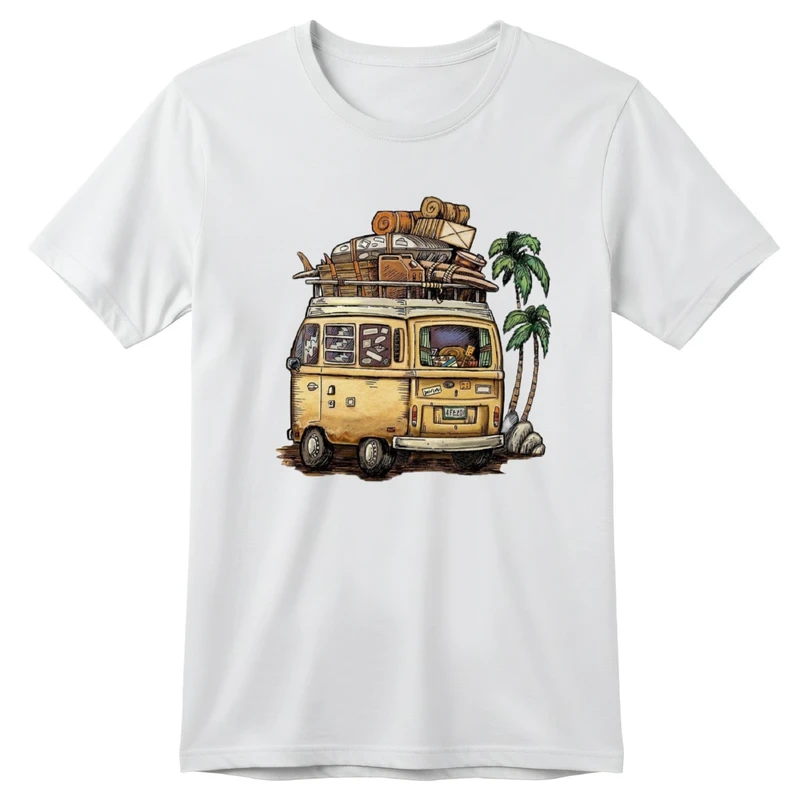 تی‌شرت آستین کوتاه بچگانه مدل ماشین کد v5 