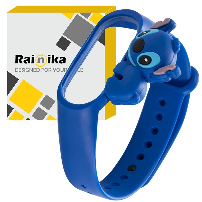 بند رینیکا مدل Stitch 33 مناسب برای مچ بند هوشمند شیائومی Mi Band 3