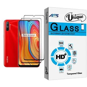AFS Unique Glass MIX002 Screen Protector For Realme C3 Pack Of 2