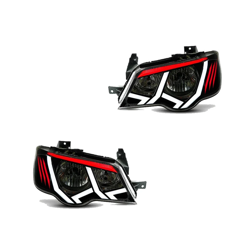 چراغ جلو خودرو گروه پژوهش صنعت مدرن مدل LM-UR مناسب برای پراید 132 بسته دو عددی