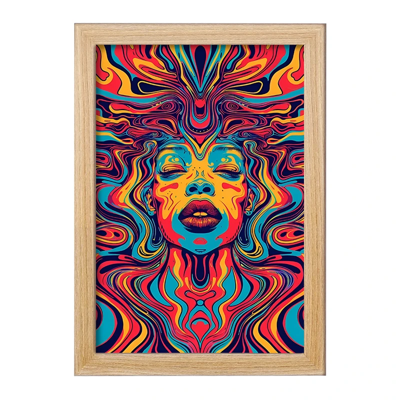 تابلو خندالو مدل انسان انتزاعی کد F4670