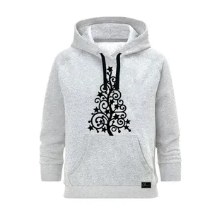 هودی زنانه مدل کریسمس کد B231 رنگ طوسی