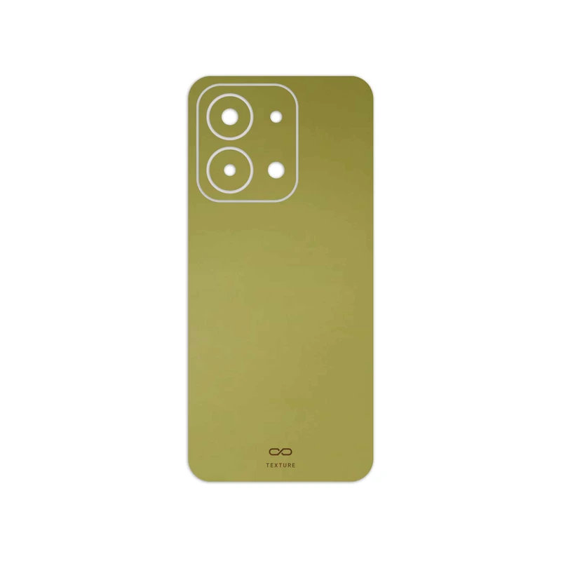 برچسب پوششی ماهوت مدل Matte-Gold مناسب برای گوشی موبایل شیائومی Redmi 15C 4G