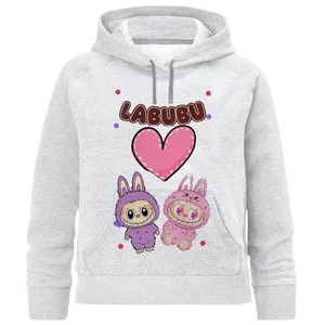 هودی دخترانه مدل A352 طرح لبوبو