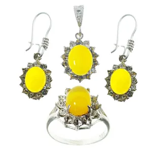 نیم ست نقره زنانه مدل gv40120