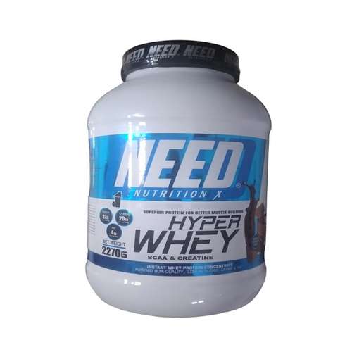 پودر پروتئین هایپر وی با طعم بیسکویت شکلات نید - 2270 گرم