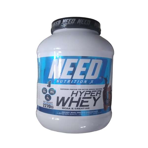 پودر پروتئین هایپر وی با طعم بیسکویت شکلات نید - 2270 گرم