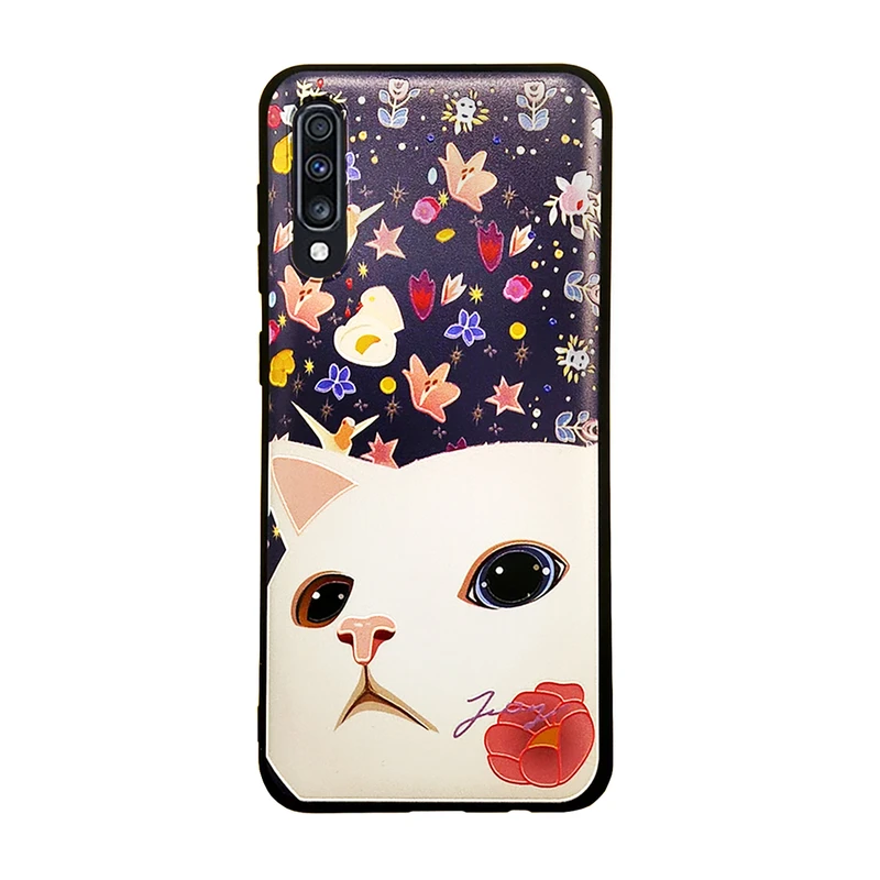 کاور مدل گربه کد 03 مناسب برای گوشی موبایل سامسونگ Galaxy A70/A70S