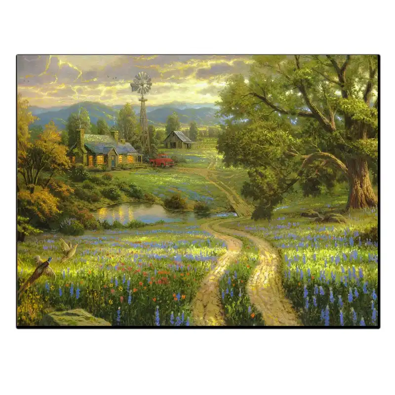 تابلو شاسی بکلیت طرح نقاشی منظره طبیعت مدل SH-11235