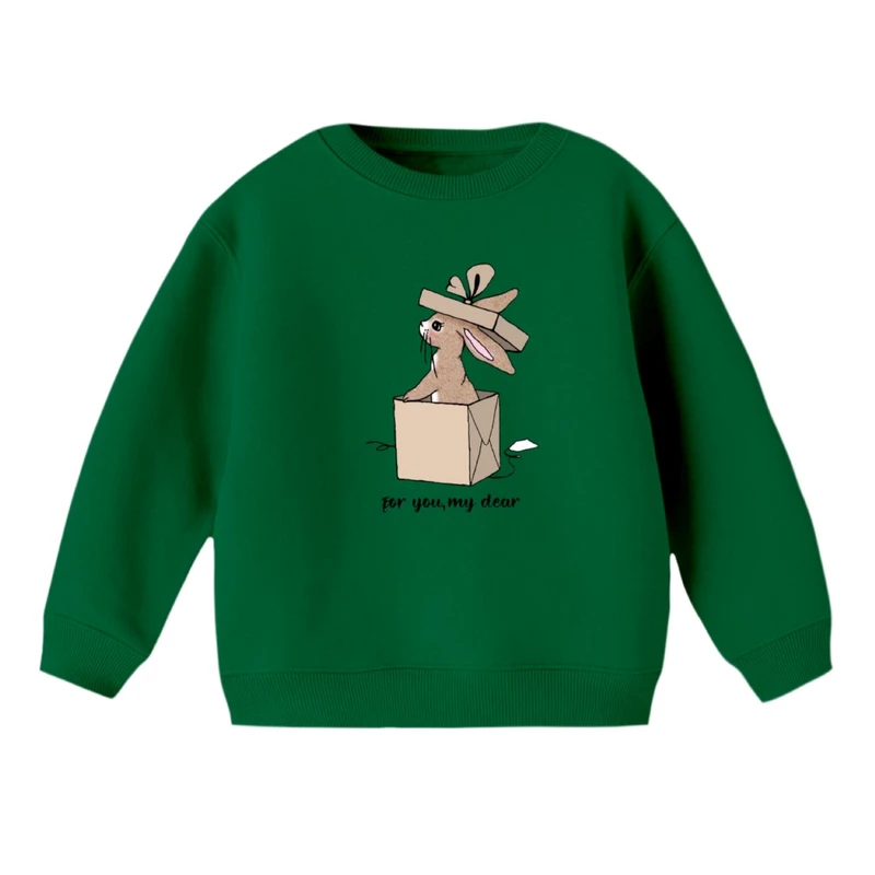 سویشرت بچگانه مدل خرگوش و کادو 