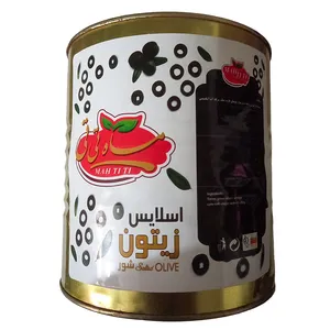 زیتون سیاه اسلایس ویژه ماه تی تی - 3000 گرم