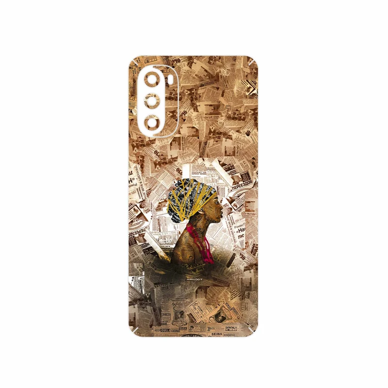 برچسب پوششی ماهوت مدل Collage of African Women مناسب برای گوشی موبایل موتورولا Moto G52