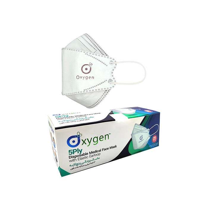 ماسک تنفسی اکسیژن پلاس مدل سه بعدی بسته 25 عددی ماسک تنفسی اکسیژن پلاس مدل سه بعدی بسته 25 عددی