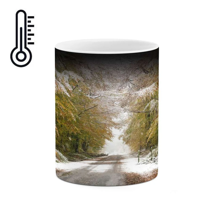 ماگ حرارتی کاکتی مدل منظره برفی کد mgh15094