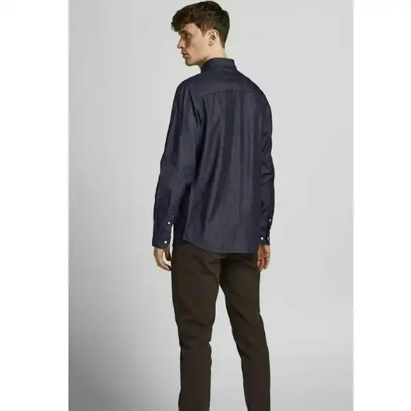 پیراهن آستین بلند مردانه جک اند جونز مدل DENIM-12164676