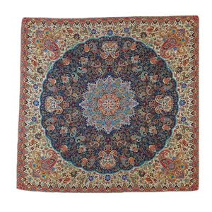 رومیزی ترمه مدل مربع طرح شاهسوند