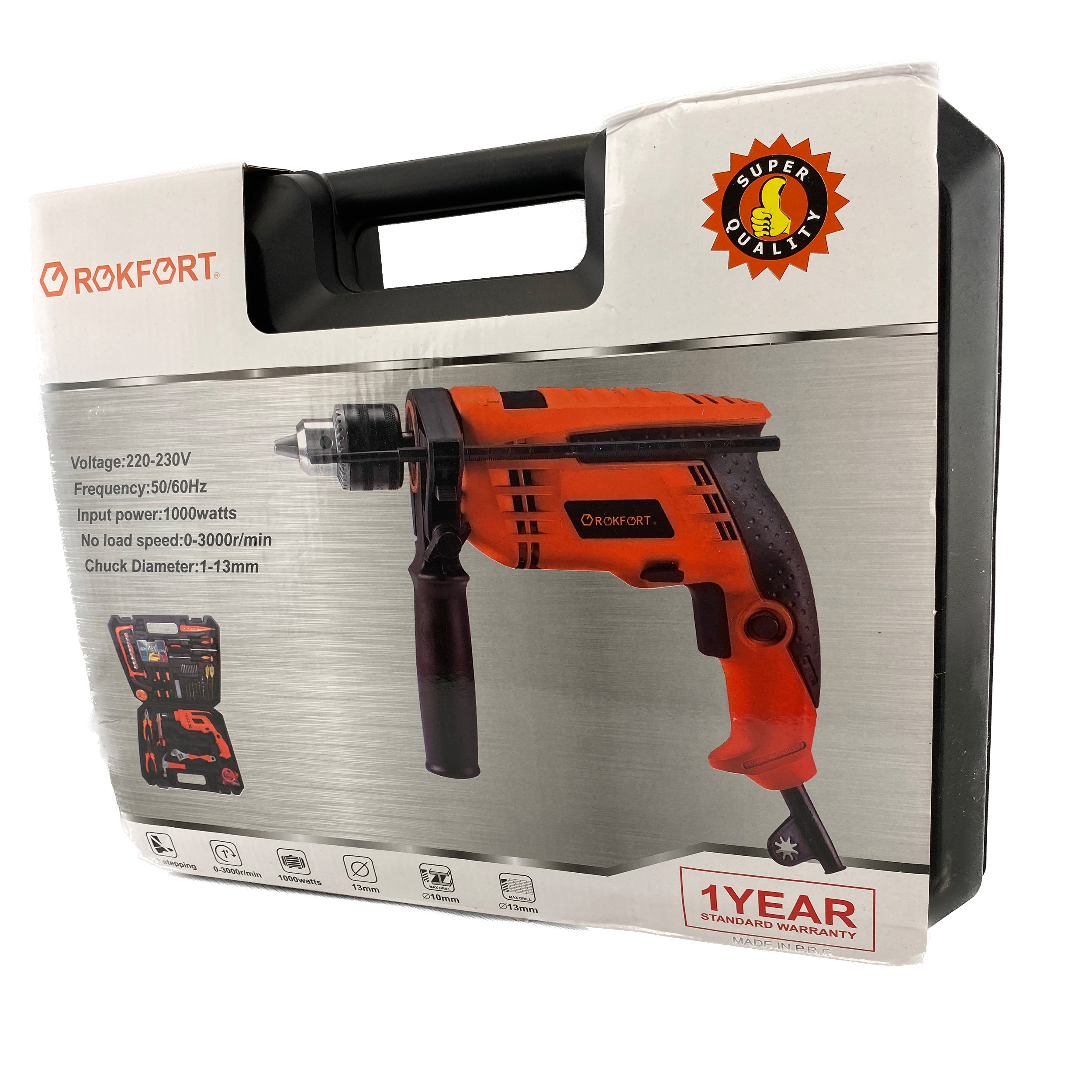 مجموعه 100 عددی دریل چکشی راکفورت مدل RF13 مجموعه 100 عددی دریل چکشی راکفورت مدل RF13