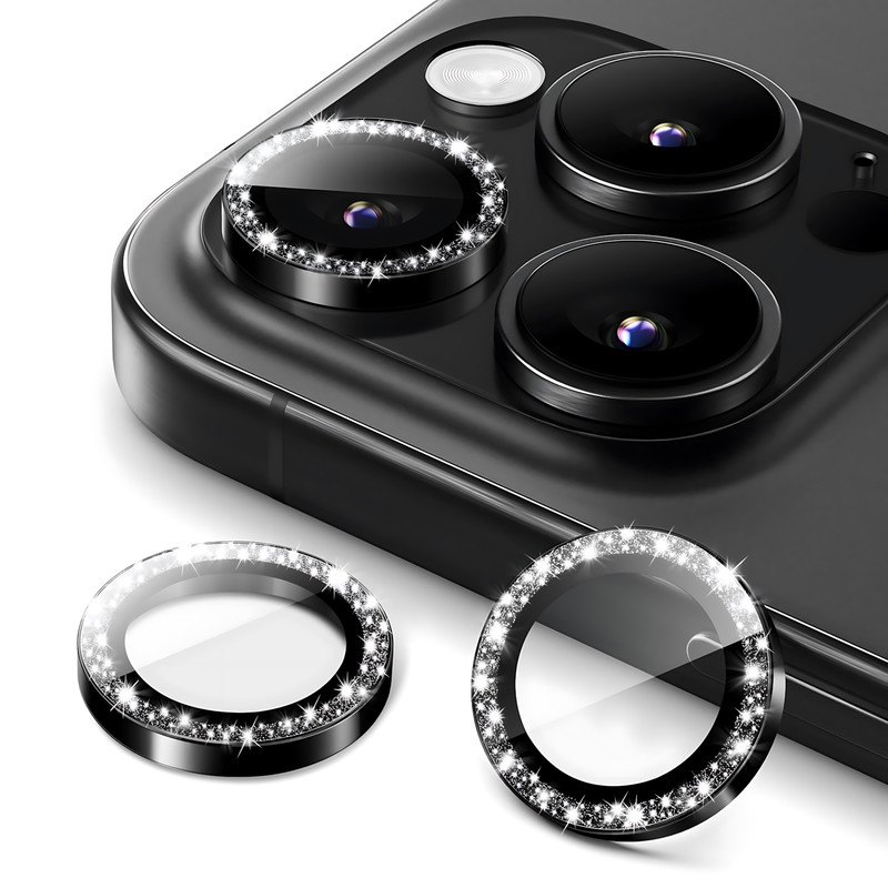 محافظ لنز دوربین چلیپا مدل Luminous مناسب برای گوشی موبایل اپل iPhone 15 Pro / 15 Pro Max