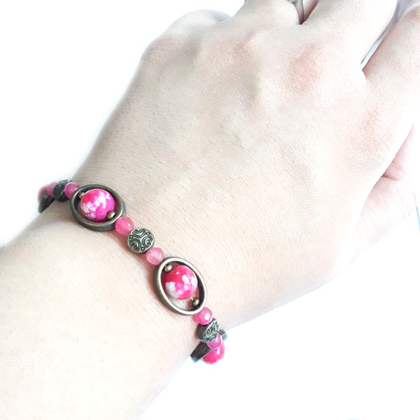 نیم ست زنانه مدل سنگ عقیق نیم ست زنانه مدل سنگ عقیق