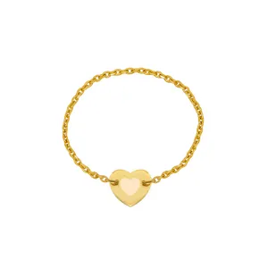 انگشتر طلا 18 عیار زنانه مایا ماهک مدل قلب کد MR1521 سایز 55