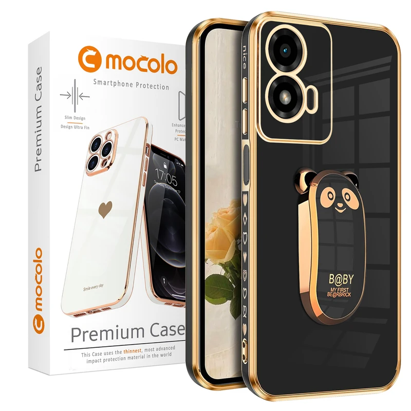 کاور موکولو مدل Baby مناسب برای گوشی موبایل موتورولا Moto G24 به همراه پایه نگهدارنده