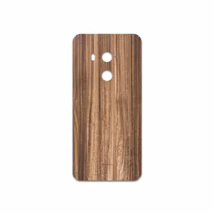 MAHOOT Light Walnut Wood Cover Sticker for HTC U11 Plus