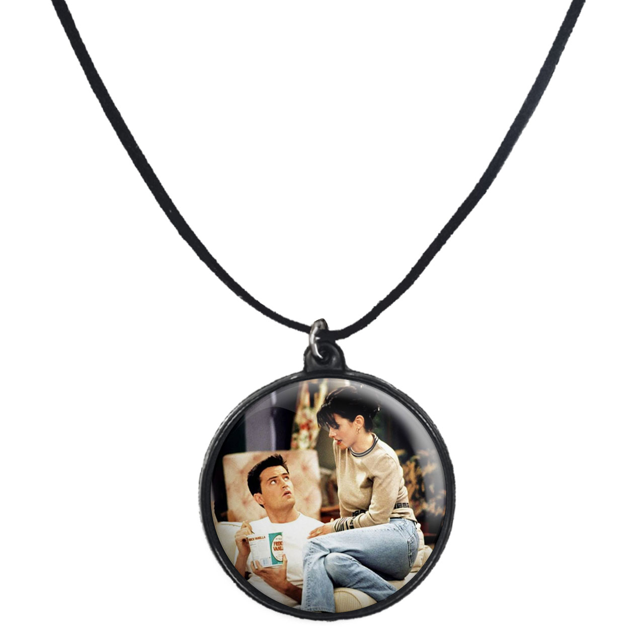 گردنبند پرمانه طرح فرندز کد pmb.18877 مدل دو طرفه