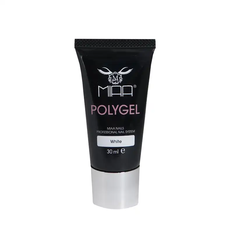 پلی ژل کاشت ناخن میا کد WHITE حجم 30 میلی لیتر