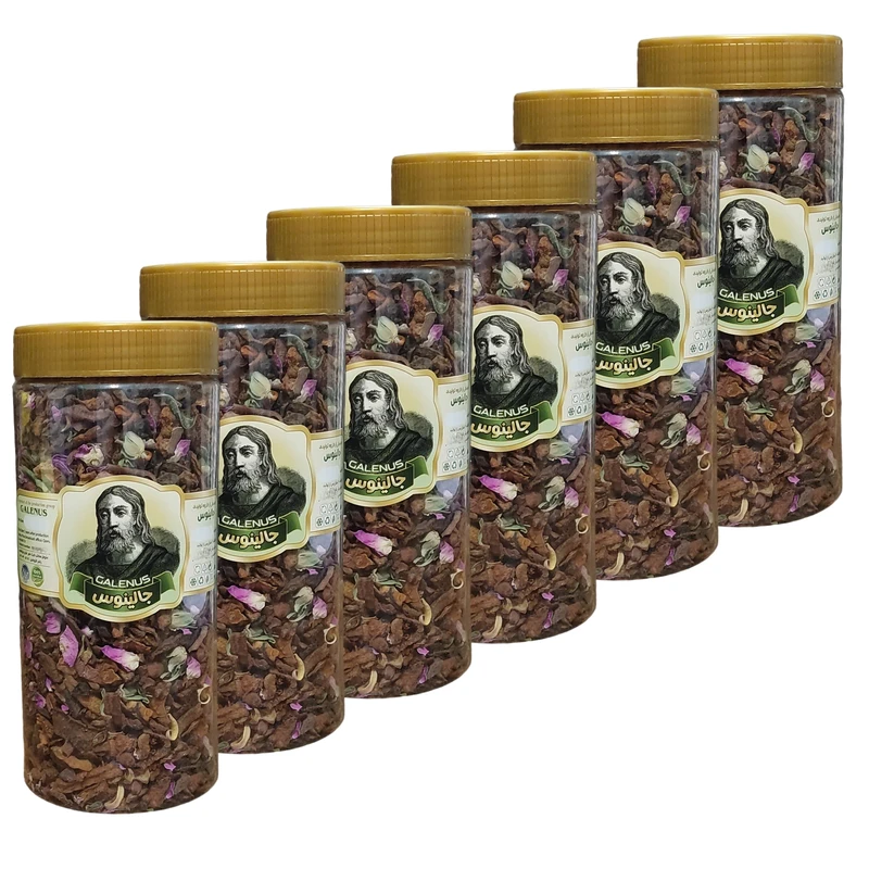 چای میوه ای طبیعی جالینوس - 250 گرم بسته 6 عددی