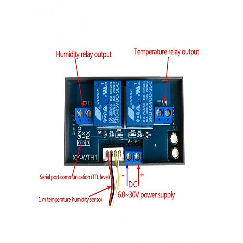 کنترلر رطوبت و دما مدل WTH1