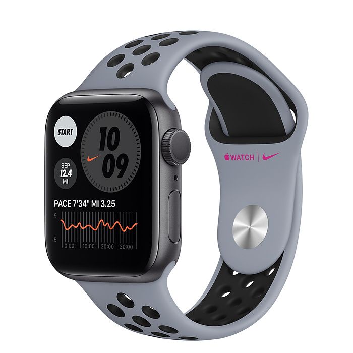 ساعت هوشمند اپل واچ سری 6 مدل 40mm Aluminum Case with Nike Sport silicone Band -  - 2