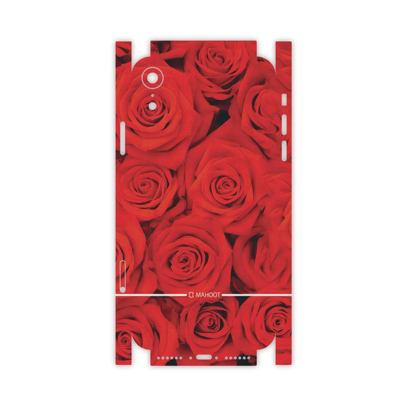 برچسب پوششی ماهوت مدل Red-Flower-FullSkin مناسب برای گوشی موبایل اپل iPhone Xr