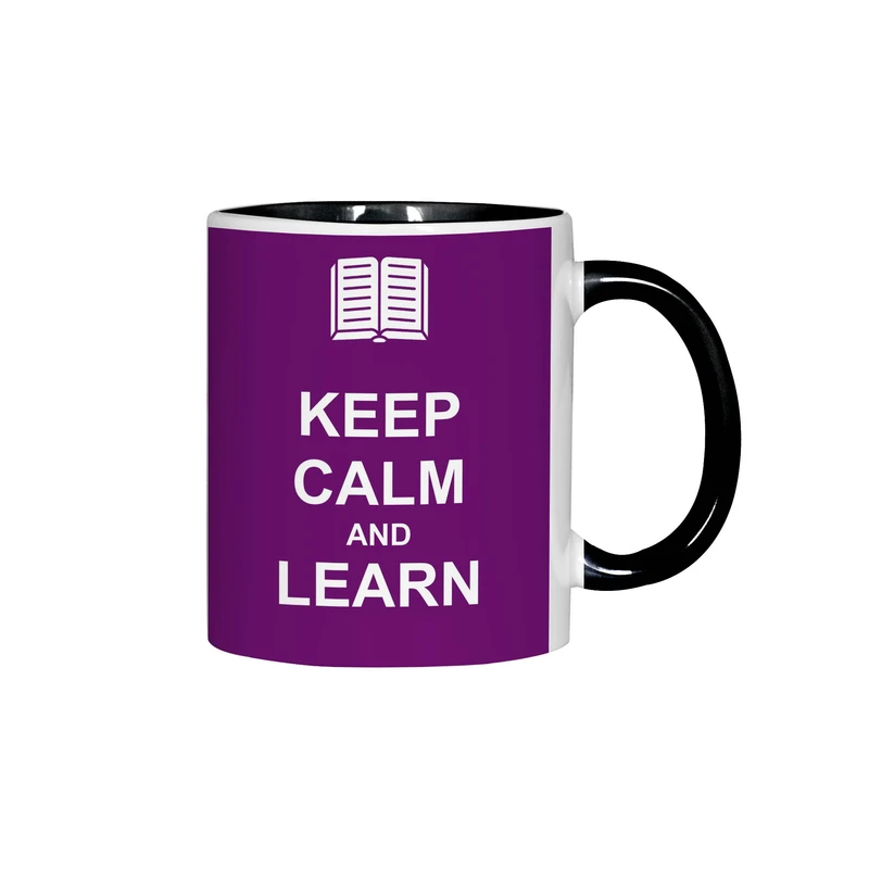 ماگ ژالینو طرح Keep Calm and Learn کد 001