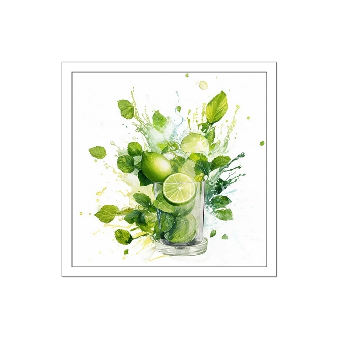 تابلو نوری بکلیت طرح کافه و نوشیدنی لیموناد مدل W-MID-15837