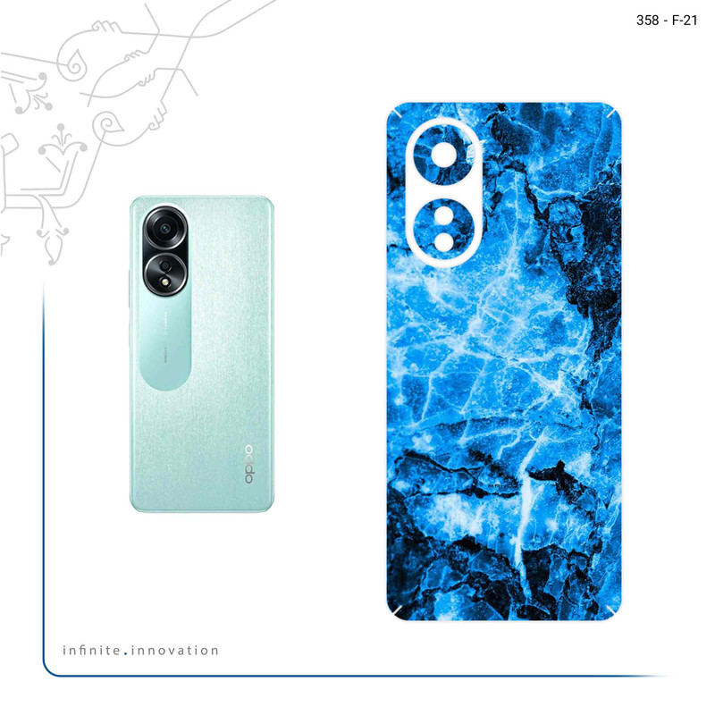 برچسب پوششی ماهوت مدل Blue Marble مناسب برای گوشی موبایل اپو A58 4G