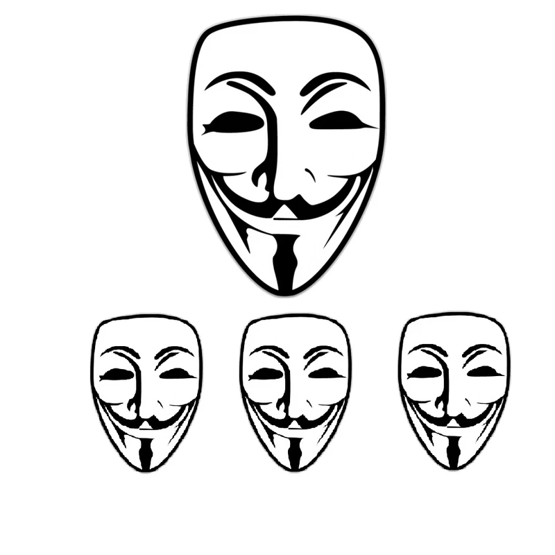 استیکر لپ تاپ و گوشی طرح hack مجموعه 4 عددی