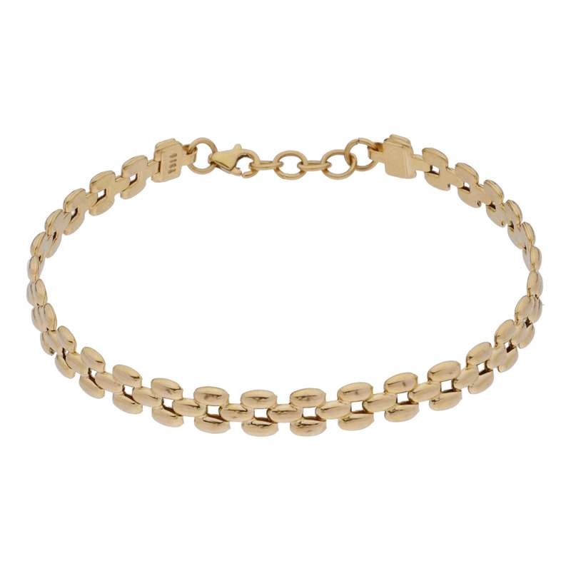 دستبند طلا 18 عیار زنانه طلای مستجابی مدل 40140 دستبند طلا 18 عیار زنانه طلای مستجابی مدل 40140