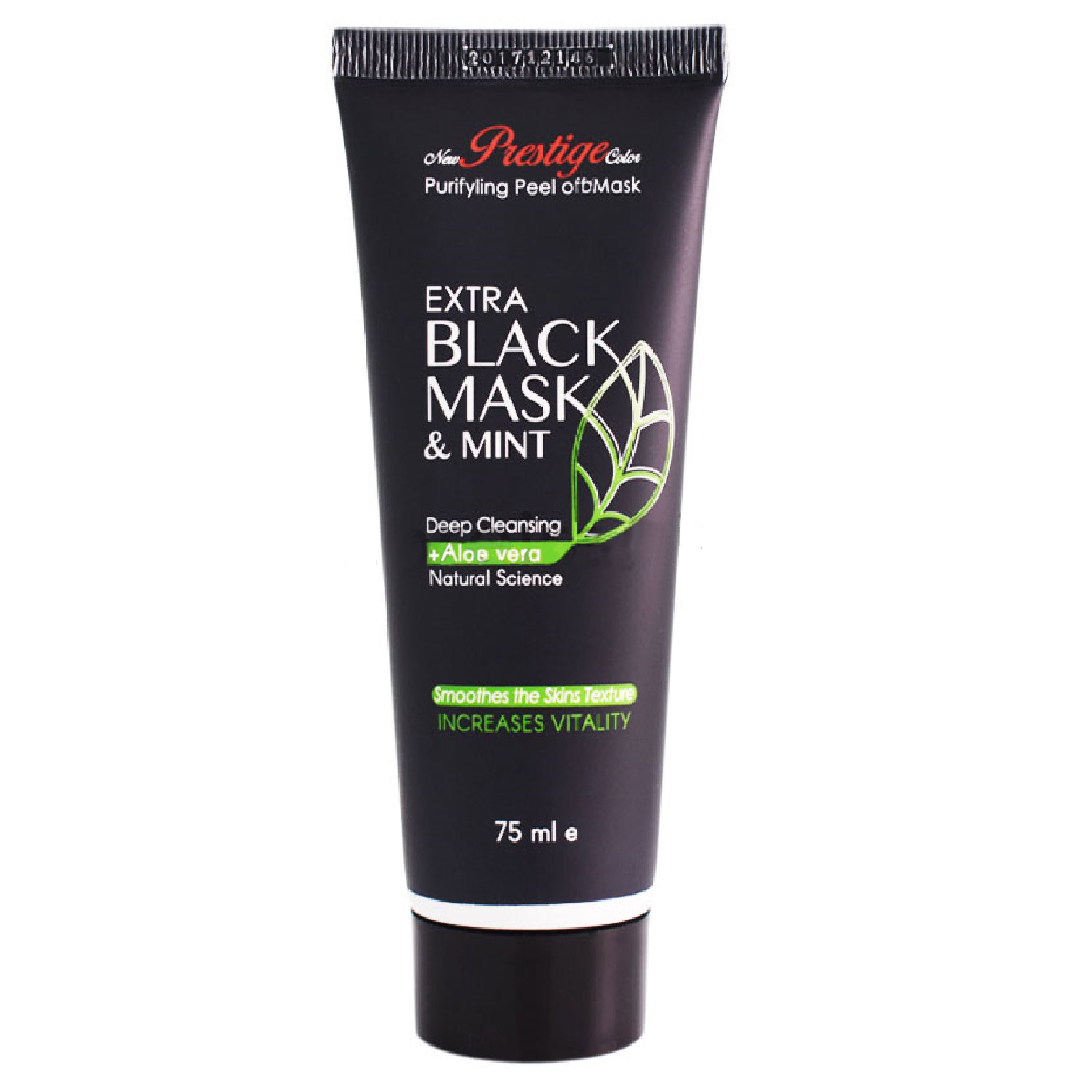 ماسک صورت پرستیژ مدل Extra Black Mask & Mint حجم 75 میلی لیتر