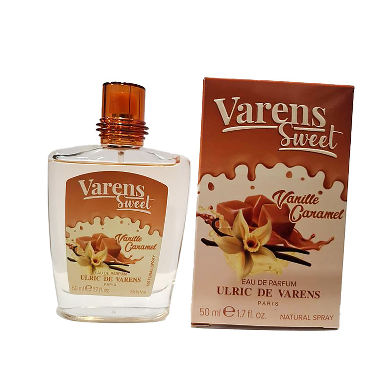 ادوپرفیوم اولریک دو وارن مدل Vanille Caramel با رایحه گرم حجم 50 میلی لیتر