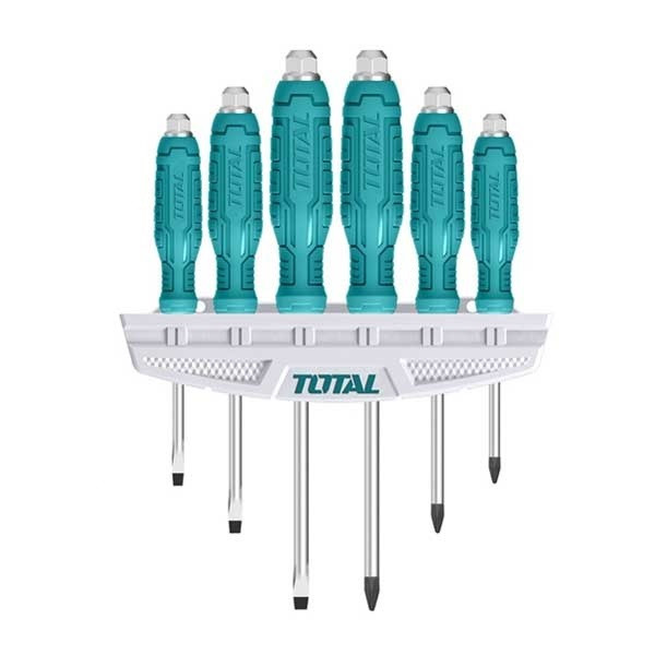 پیچ گوشتی ضربه خور توتال مدل THGSS35061مجموعه 6 عددی