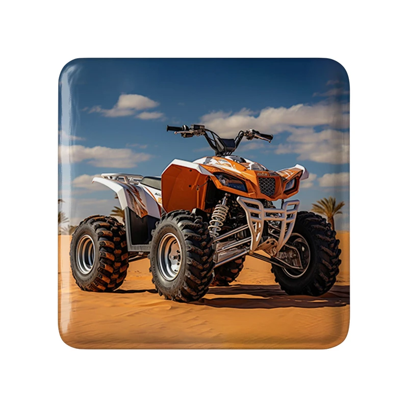 مگنت خندالو طرح موتور چهار چرخ مدل مربعی کد 37086