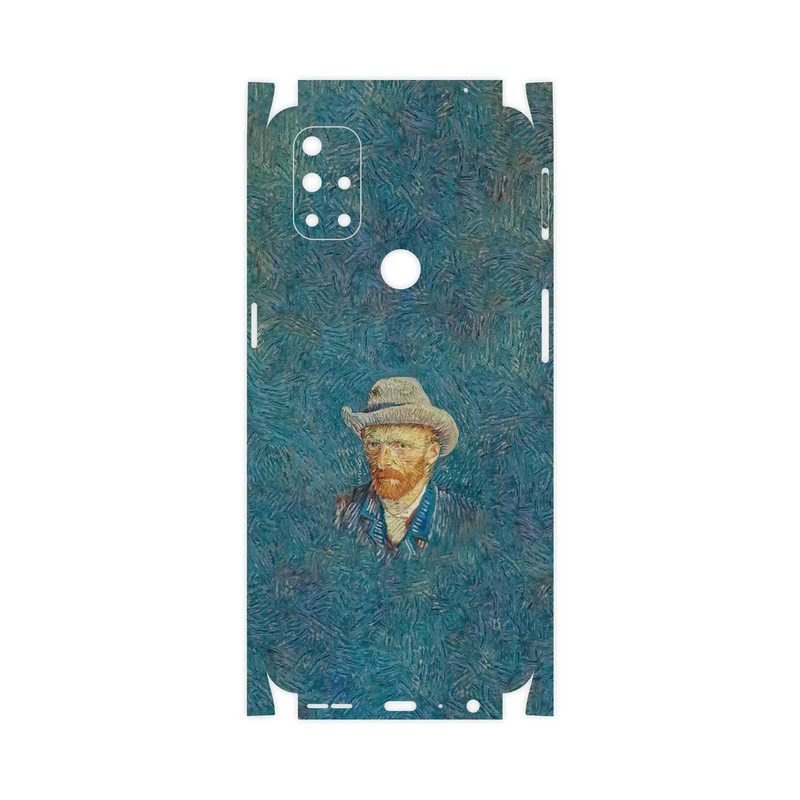 برچسب پوششی ماهوت مدل Self portrait with a gray felt hat-FullSkin مناسب برای گوشی موبایل وان پلاس Nord N10 5G