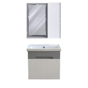 ست کابینت و روشویی بی اس سی مدل آنتیک همراه با آینه و باکس