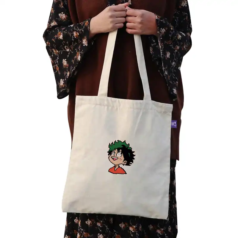 ساک خرید ترمه طراحان ایده مدل مای هیرو آکادمی کد strm0448 - L