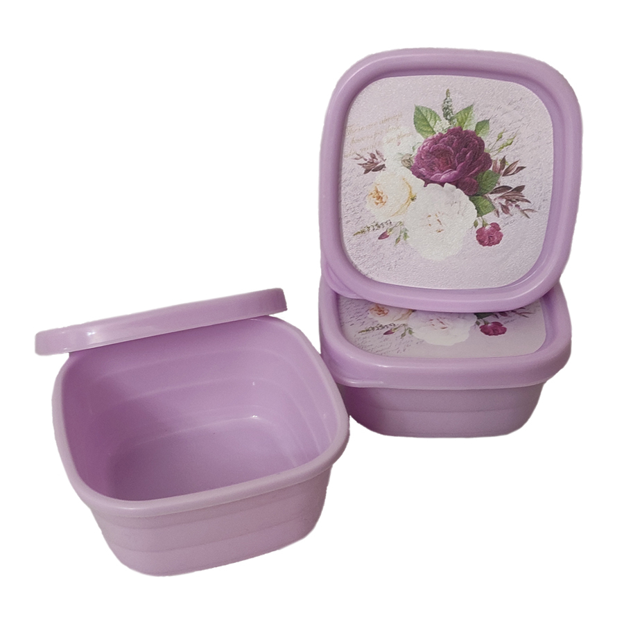 ظرف نگهدارنده مدل آدا کد ZA-0016 بسته 3 عددی
