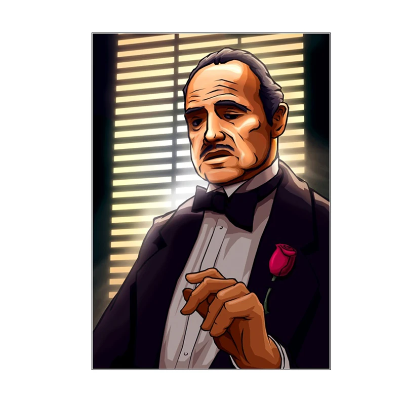 استیکر لپ تاپ و موبایل مدل سریال طرح پدر خوانده The Godfather کد 4959