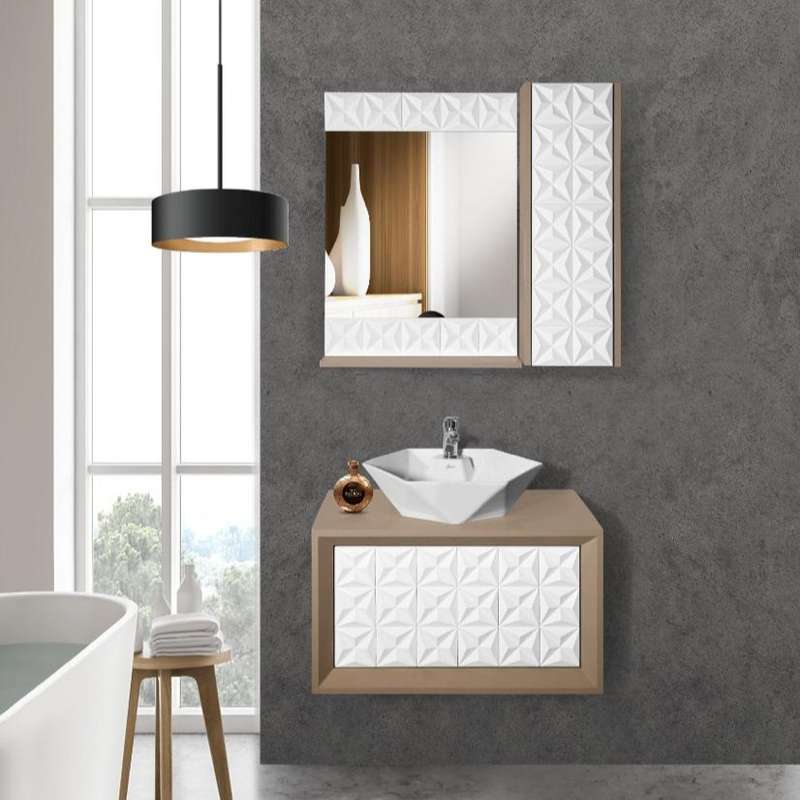 ست کابینت و روشویی مدل 2024 به همراه آینه و باکس